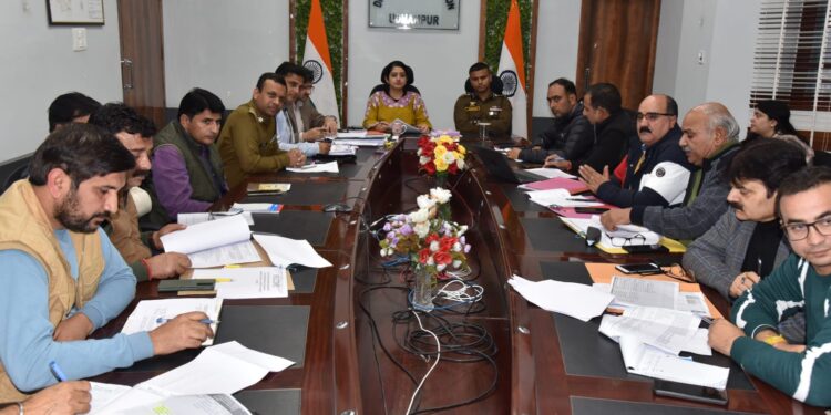 DC reviews implementation of road safety measures in Udhampur District