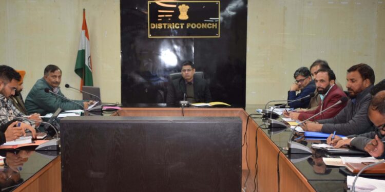 DC Poonch chairs meeting on revision of Panchayat Electoral Roll