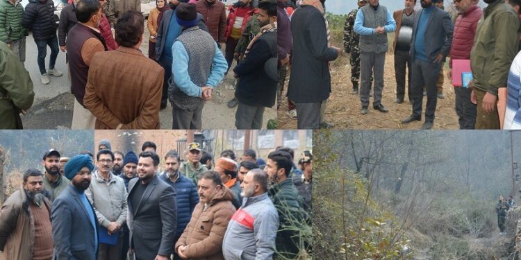 DC Doda inspects civic amenities, market regulation measures in Bhalla Tehsil