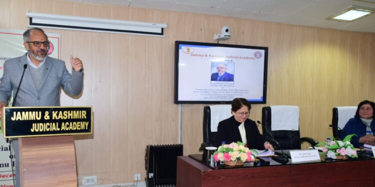 Judicial Academy holds workshop on “Leadership role of Judges; Court Management”