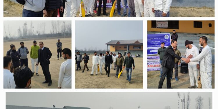 DLSA Pulwama organizes Cricket Match to mark ‘International Day of Persons with Disabilities’