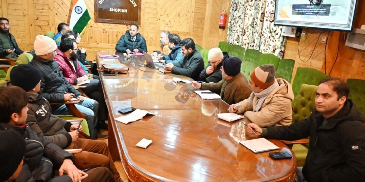 DC Shopian for effective implementation of Udyam Jagriti (Mission Yuva)