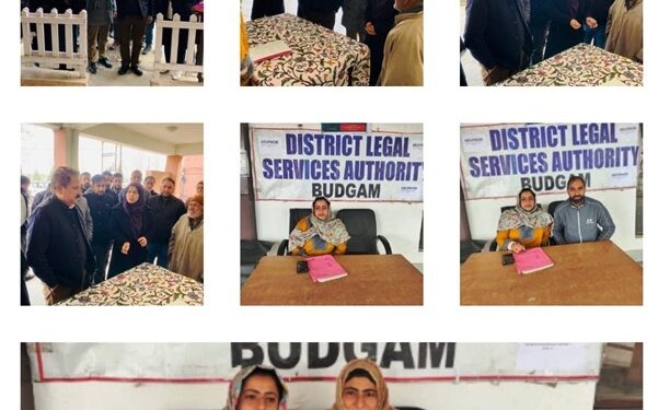 District Judiciary, DLSA Budgam inaugurate Held Desk for upcoming National Lok Adalat
