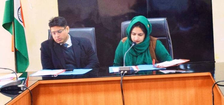 DDC Chairperson Poonch finalizes projects under PMJVK Scheme