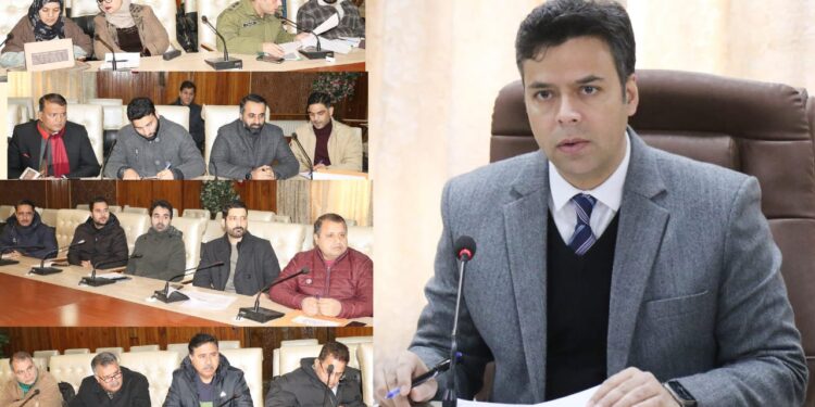 DC Srinagar chairs District Level Committee meeting of NCORD