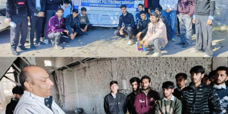 Government Polytechnic Ramban takes students on industrial visit