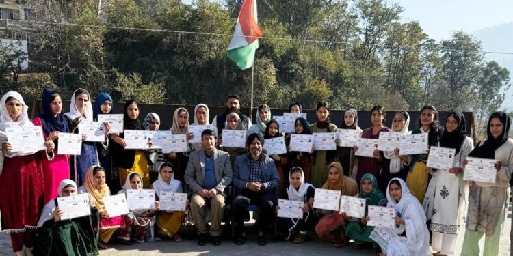 Women Tailoring Entrepreneurship Development Program concludes at Ramban