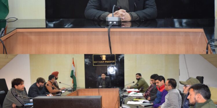 Deputy Commissioner Poonch reviews progress of HADP in district