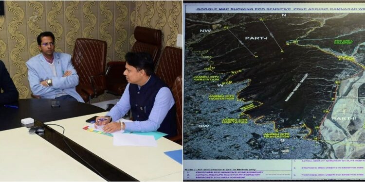 DC Jammu chairs meeting to discuss preparation of Ramnagar Wildlife Sanctuary Eco-Sensitive Zone Master Plan
