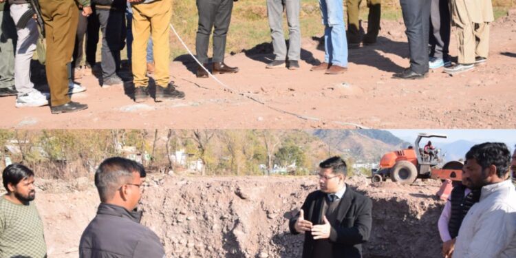 DC inspects progress of National Highway construction work in Poonch