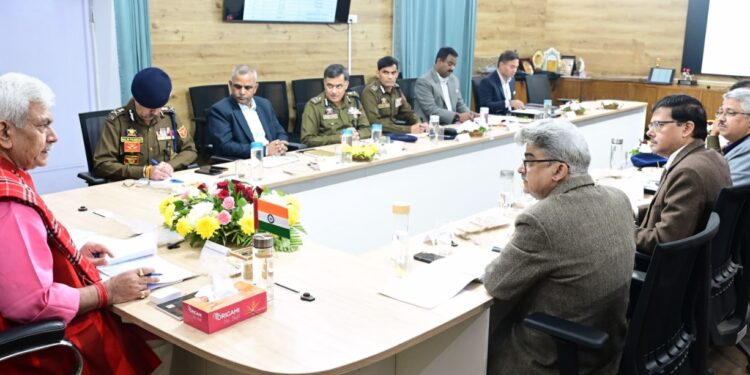Lieutenant Governor chairs review meeting of Home Department