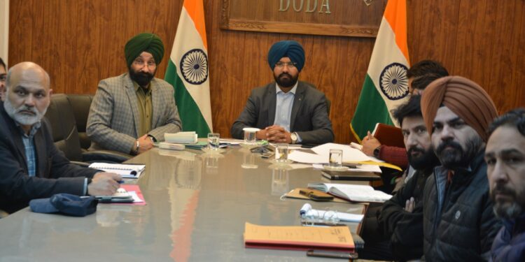 DC Doda reviews performance of key departments in implementation of Govt schemes