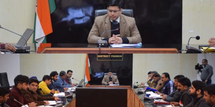 Deputy Commissioner Poonch reviews progress of Jal Jeevan Mission Projects