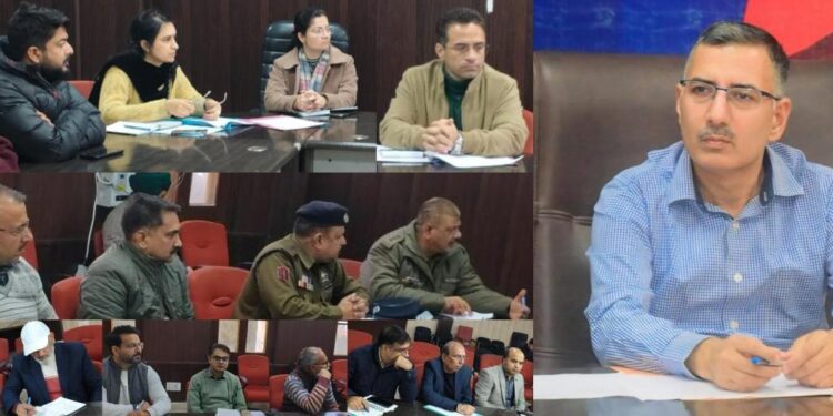 DC Samba reviews preparations for Ratkhada Mela at Narsingh Temple, Ghagwal