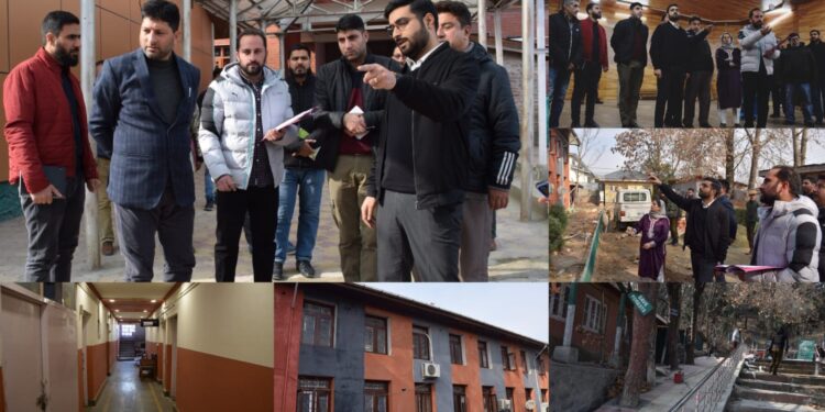 DC Budgam reviews works progress of Sheikh-ul-Alam Skill Centre, Old DC Office, PFC & PTC