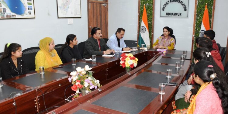 DC reviews working of Kisan Khidmat Ghars in Udhampur District