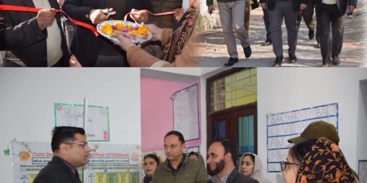 DC inspects upgraded Anganwadi Centre in Poonch