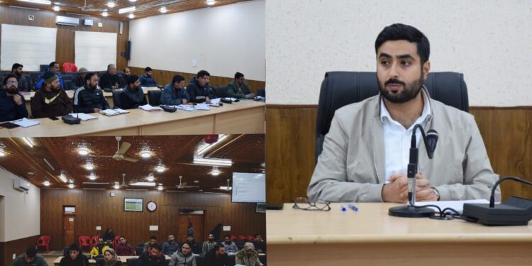 DC Budgam reviews NABARD RIDF projects