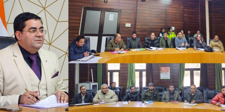 DC Kishtwar reviews patient care services, developmental activities under Health Sector