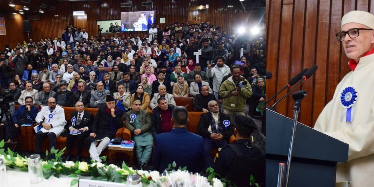CM Omar Abdullah addresses 42nd Annual Day Celebrations of SKIMS Lays e-foundation of several projects; releases Annual Report of SKIMS