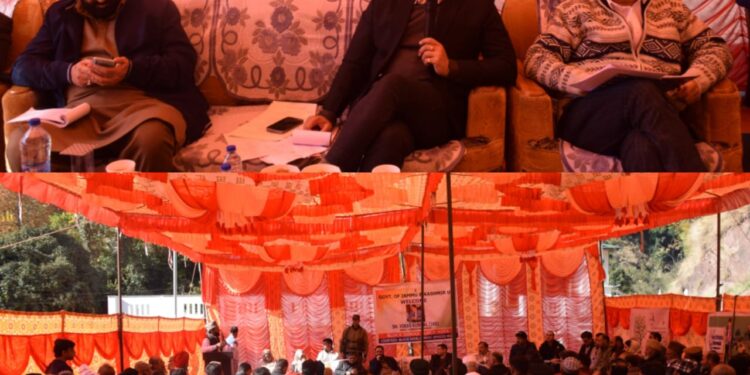 DC convenes public outreach program at block NSSB- Poonch