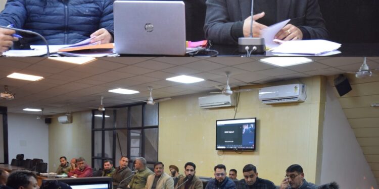 DC Poonch reviews pendency of court cases across Departments