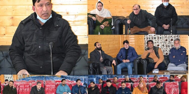 Chairperson DDC Kulgam reviews progress of various departments
