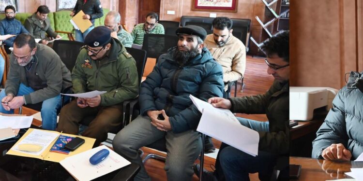 DC Shopian chairs Rent Assessment Committee meeting
