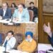 Yasha Mudgal holds pre-budget discussion, reviews development activities