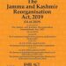 J&K Reorganisation Act-2019