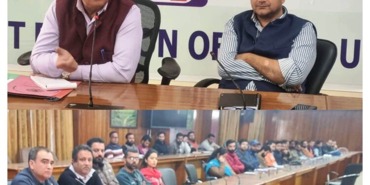 DDC Chairman reviews progress of RDD sector works in Udhampur District