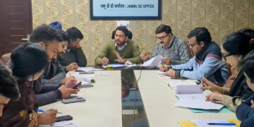 DC Jammu reviews progress of development works under CAPEX