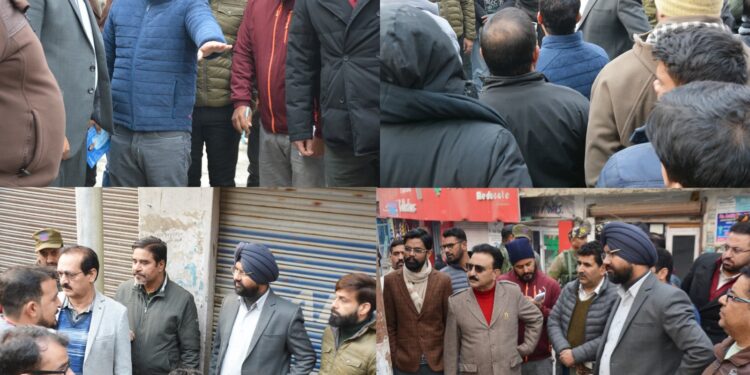 DC inspects developmental works, addresses public grievances in downtown Doda