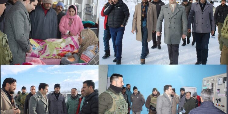 Snowfall aftermath: DC Kulgam conducts extensive tour of various areas