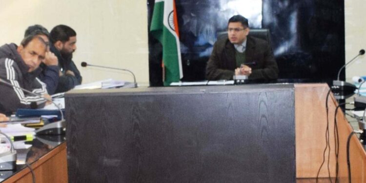 DDC Poonch reviews progress of works under District Capex Budget 2024-25