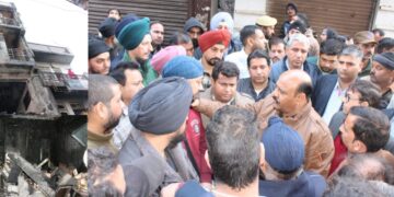 Dy CM visits Sunderbani fire victims, assures help