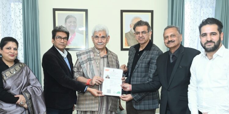 Lieutenant Governor takes a pledge for Organ Donation; registers himself on Ayushman Bharat Organ Donation Registry