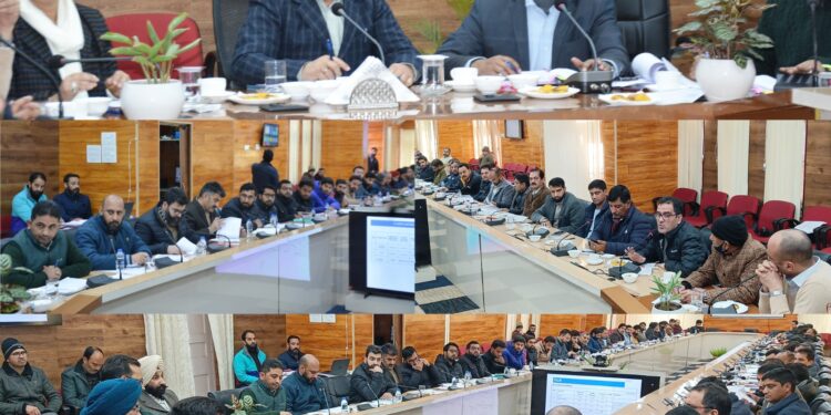 DDC Chairman reviews developmental activities, sector-wise progress in Doda district