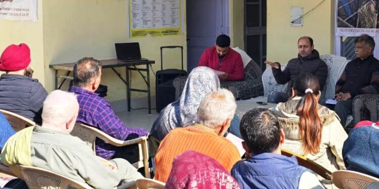 Chowki Choura sub-division hosts PM Surya Bijli Yojana awareness camp