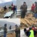 DC Doda inspects installation of Modified Crash Barriers at Assar Accident Spot