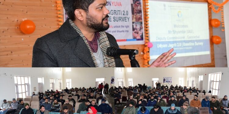 Udyam Jagriti 2.0: Baseline survey campaign launched in District Ganderbal