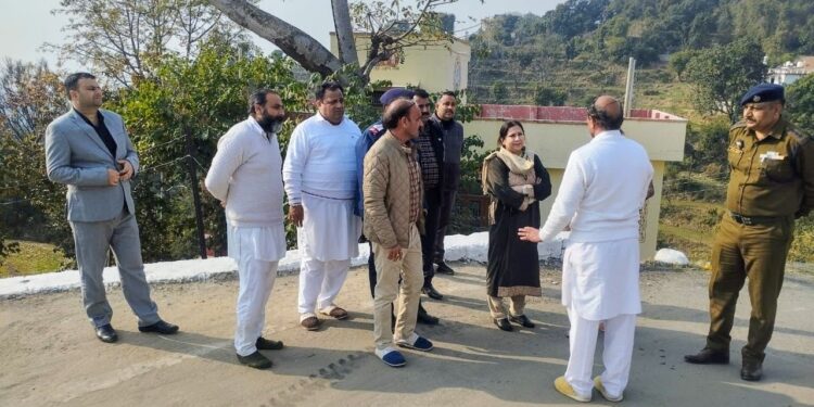 ADM Jammu reviews arrangements at Baba Ballo Ji Shrine