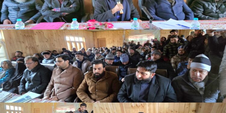MLA Saifullah reviews development profile of Trehgam constituency