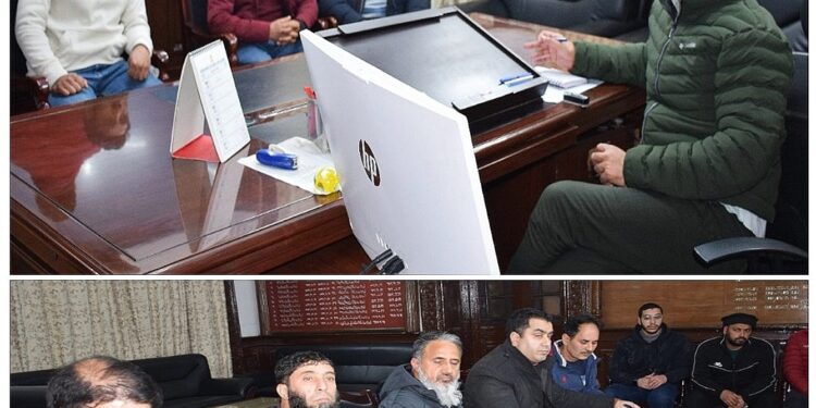 Div Com Kashmir assesses progress on Parihaspora Water Supply Scheme