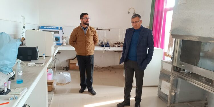 DC takes stock of Vet Care facilities at District Veterinary Hospital Samba