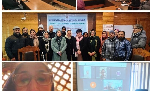 2-Day orientation prog on NALSA scheme by DLSA Srinagar & Budgam concludes