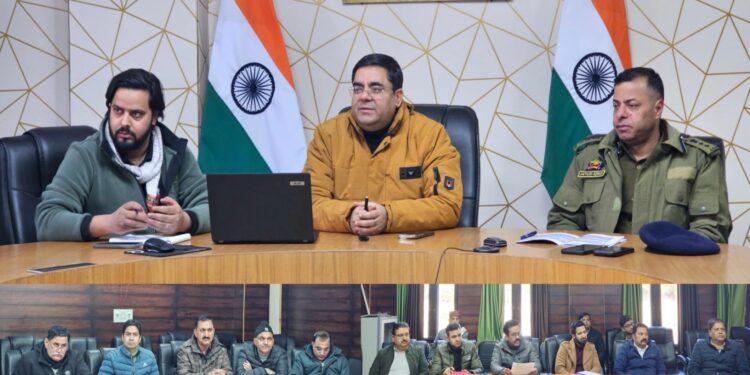 DC Kishtwar reviews security scenario of Hydroelectric Power Projects