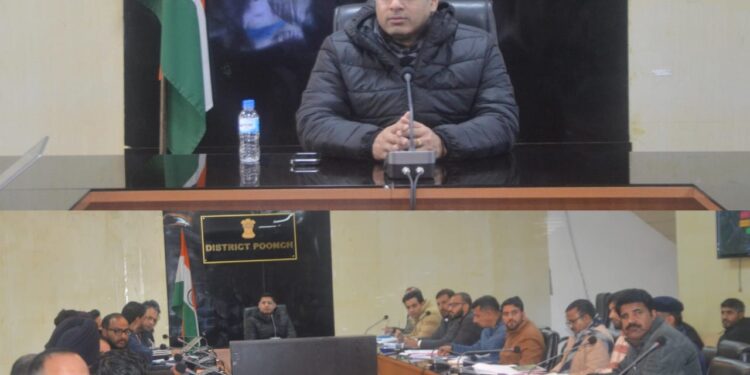 DC Poonch reviews implementation of Road Safety Measures