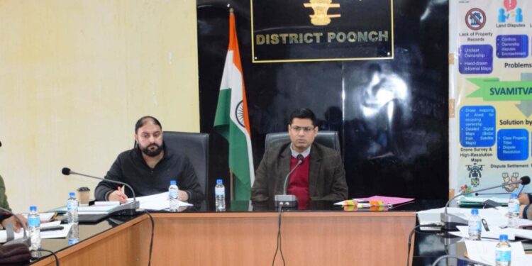 DC Poonch reviews working of Revenue Department, addresses key issues
