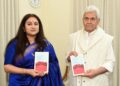 Lieutenant Governor releases Manu Khajuria Singh’s book titled ‘Mountain Goddesses’